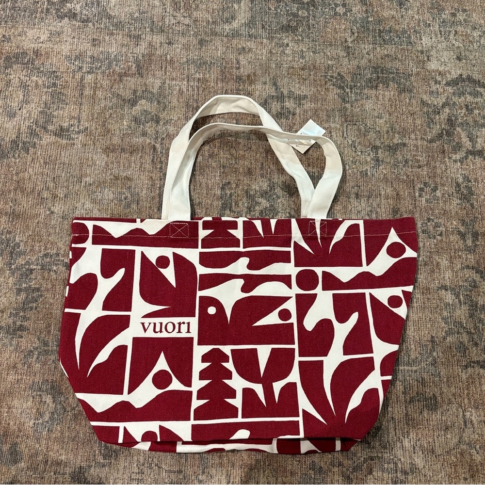 LIMITED EDITION Vuori 2025 Holiday Canvas Tote Bag